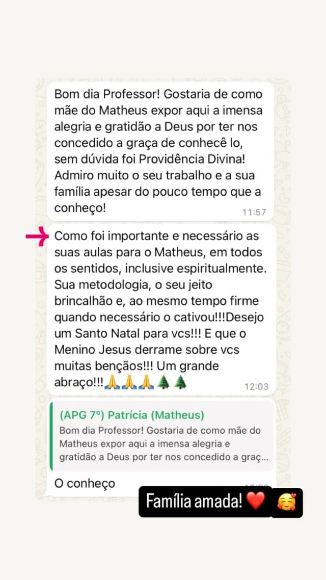 Depoimento - Patrícia (Matheus)