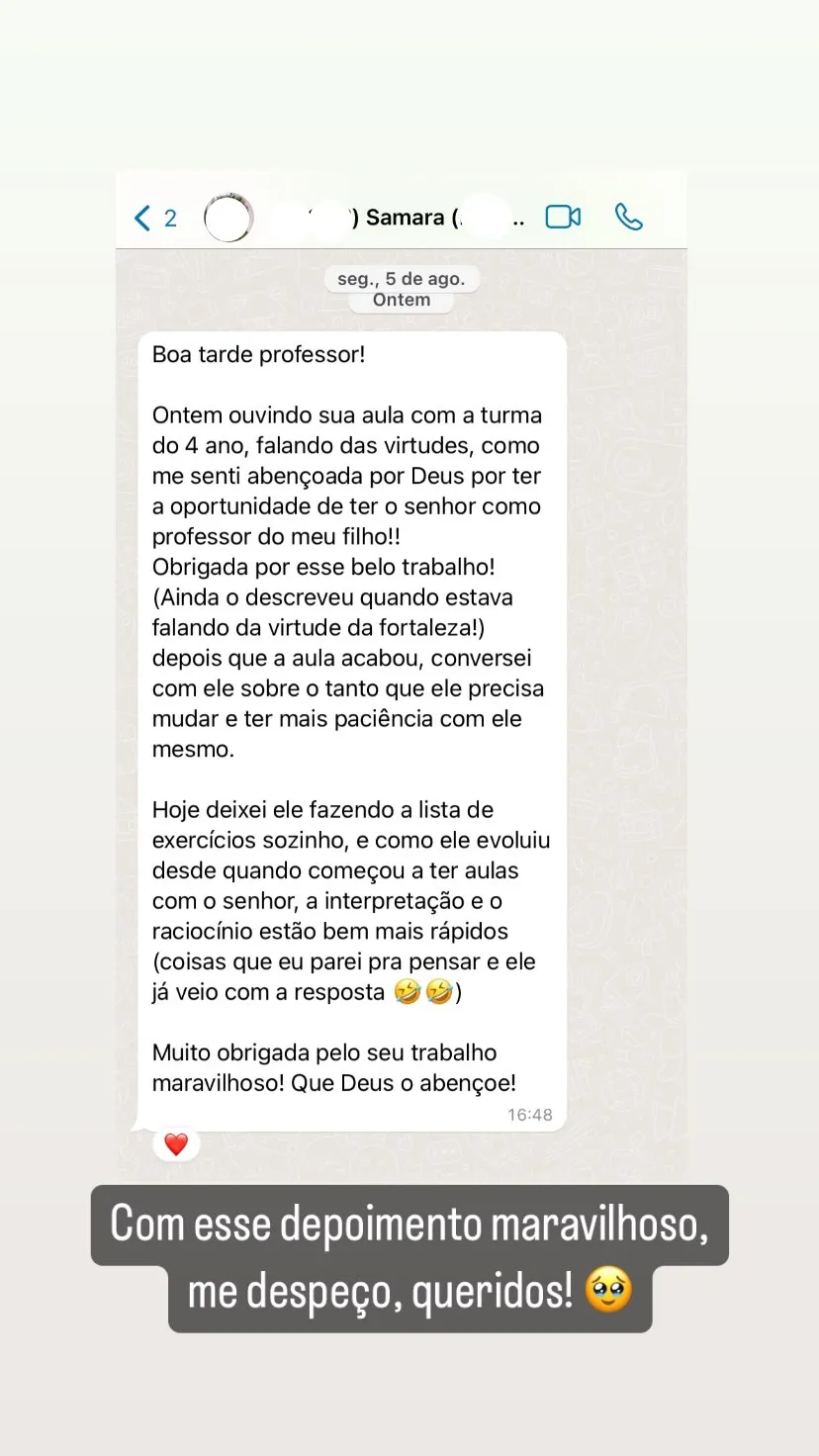 Depoimento - Samara